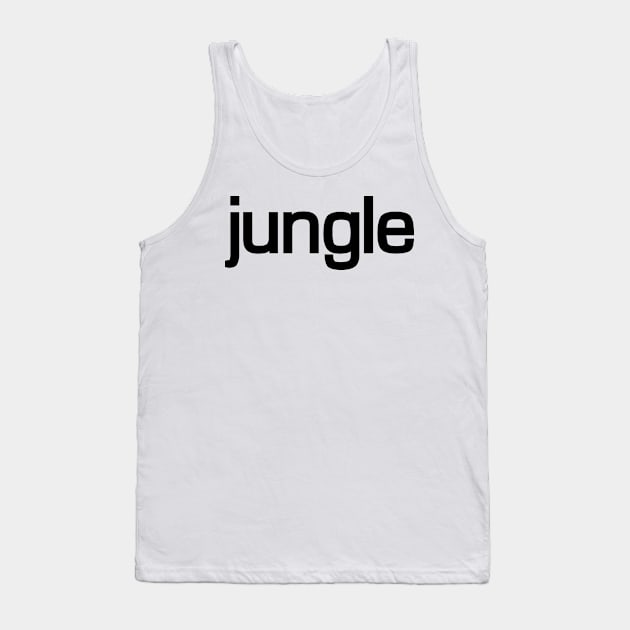 Jungle Black Tank Top by Expandable Studios